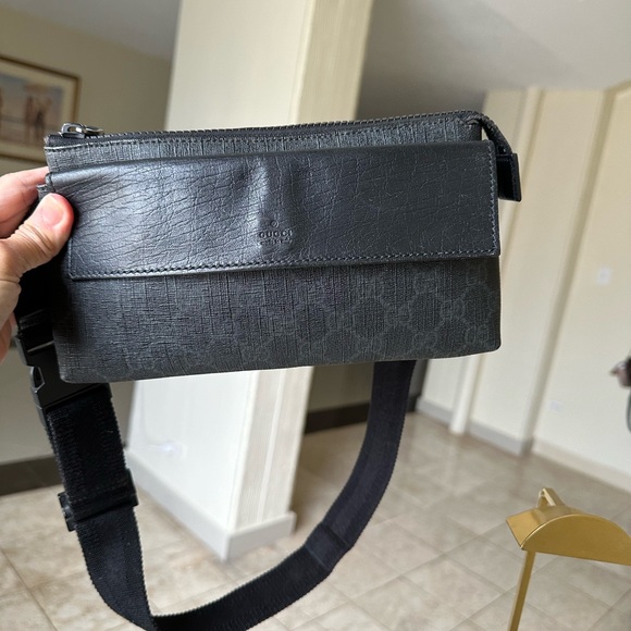 Gucci Other - Auth Gucci Bumbag PVC Leather